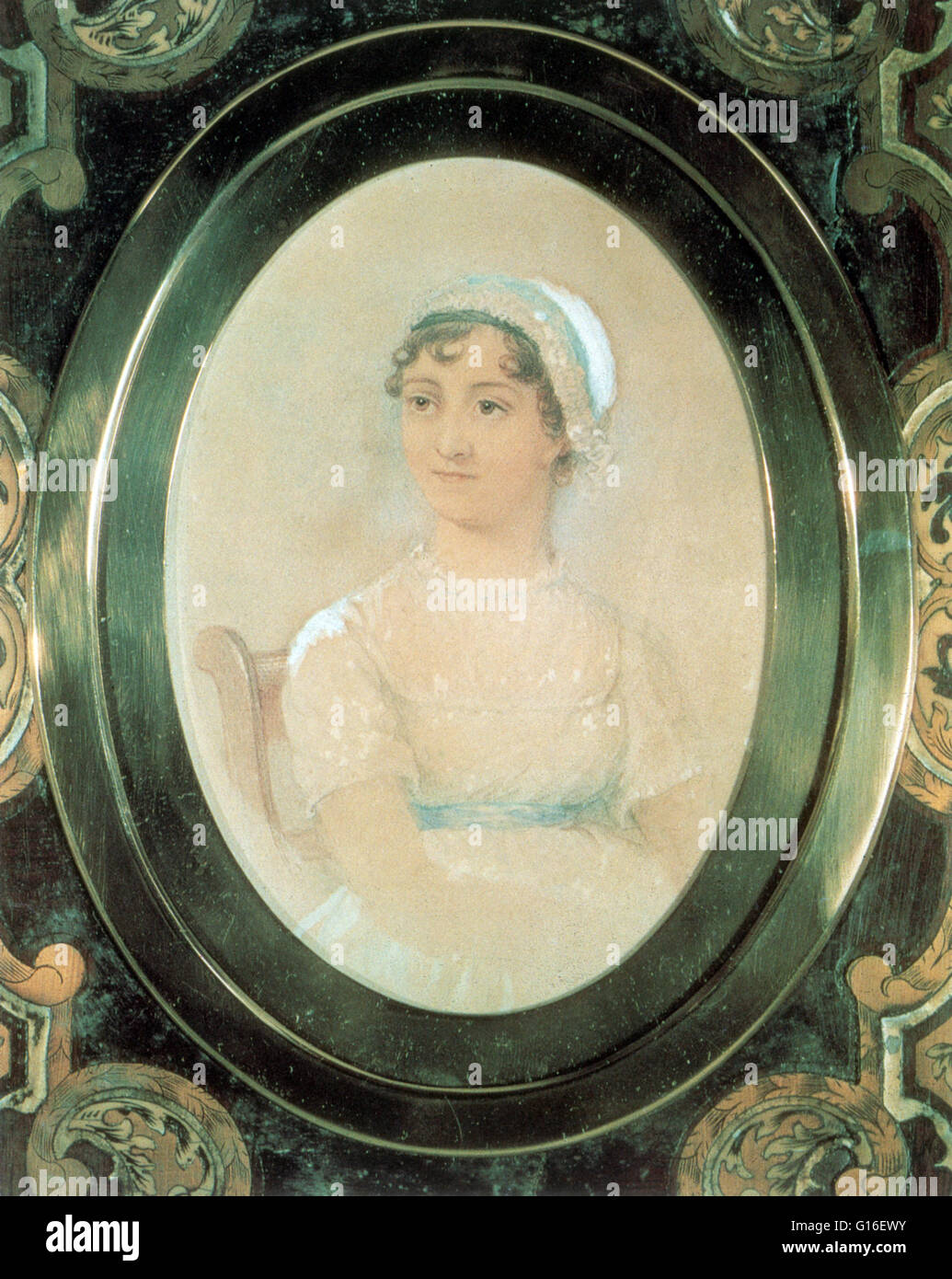 Retrato de Jane's hermana Cassandra. Jane Austen (16 de diciembre de