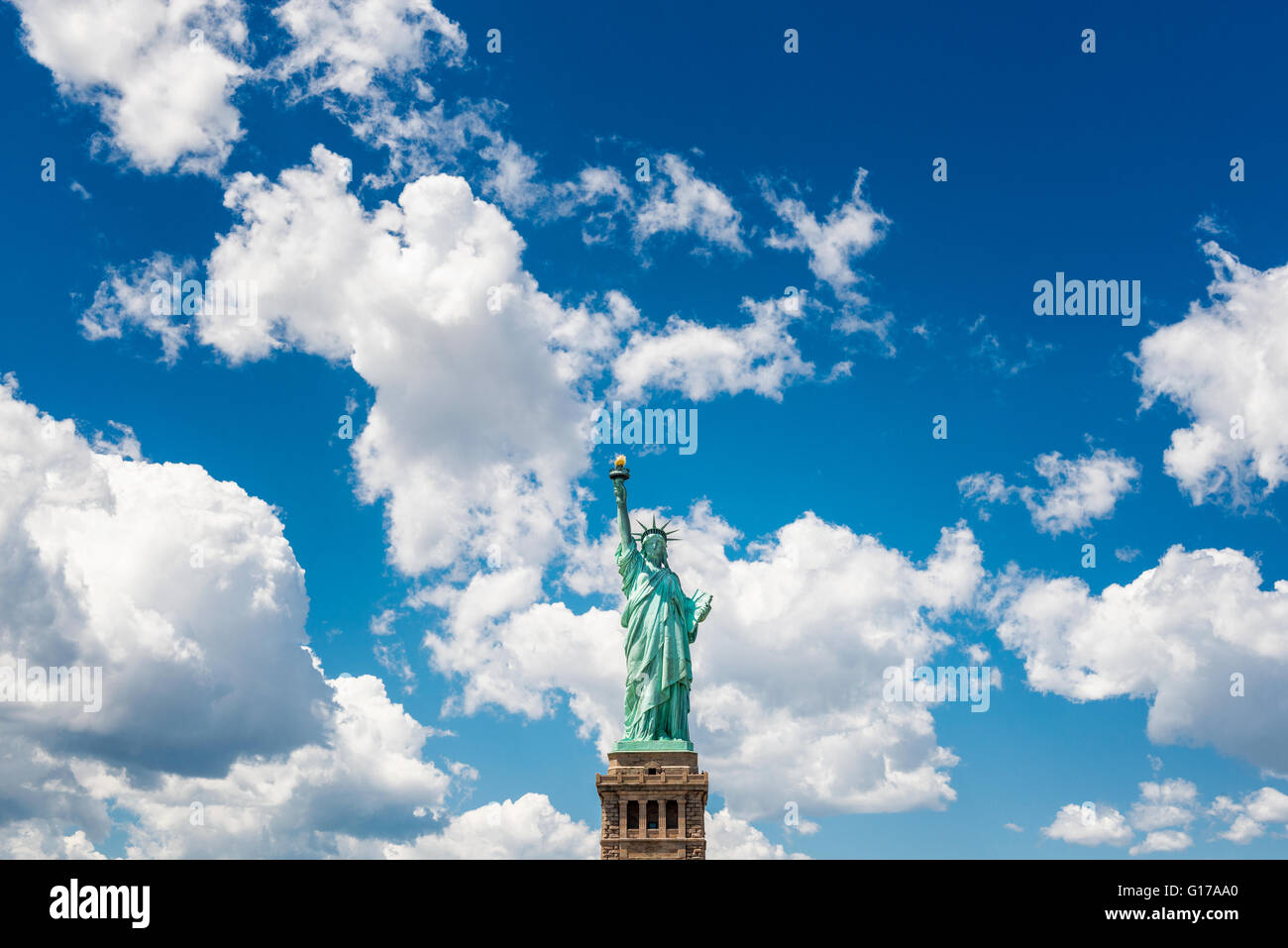 La estatua de la Libertad en Nueva York Foto de stock