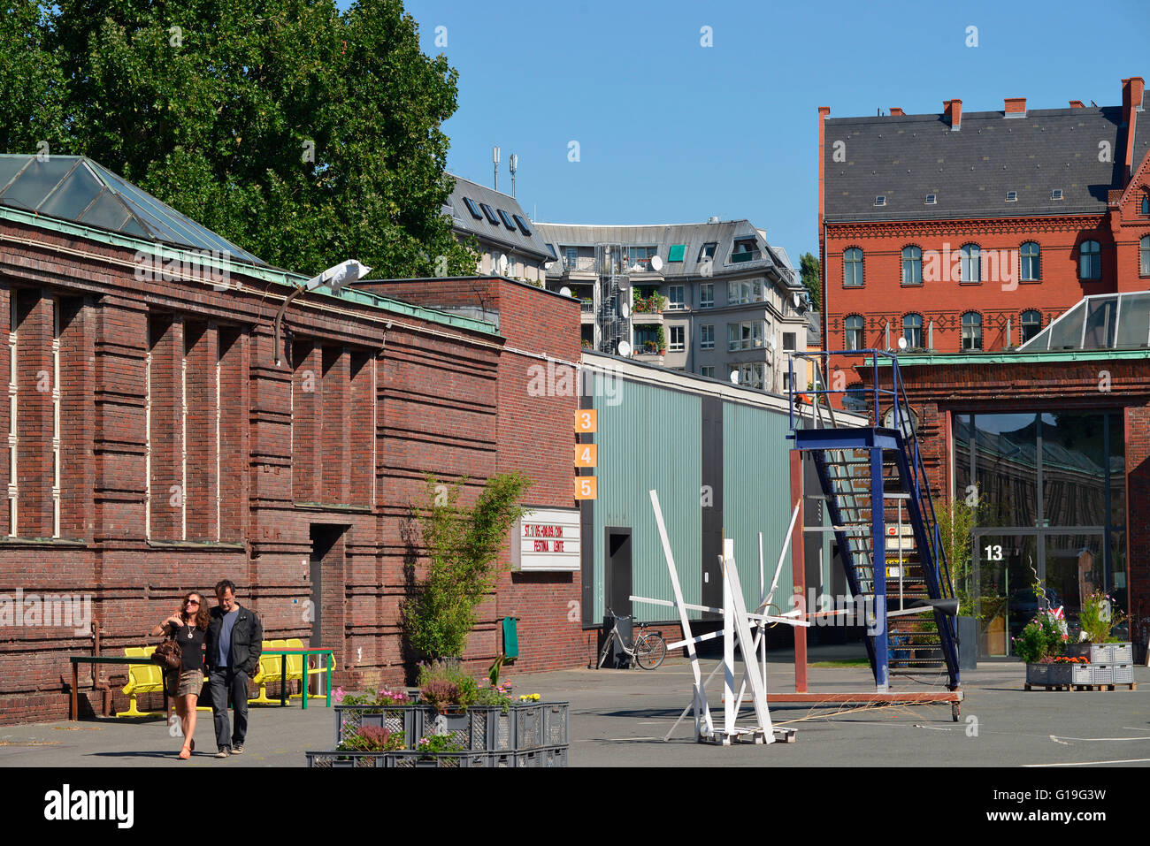 Uferstudios fuer zeitgenoessischen Tanz, Uferstrasse, Gesundbrunnen, Berlín, Alemania / Uferstudios fuer zeitgenössischen Tanz Foto de stock