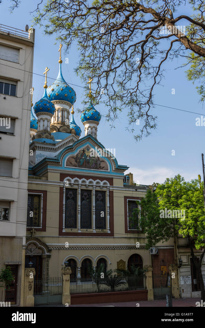 Catedral Ortodoxa Rusa de la Santísima Trinidad, San Telmo, Buenos Aires,  Argentina Fotografía de stock - Alamy