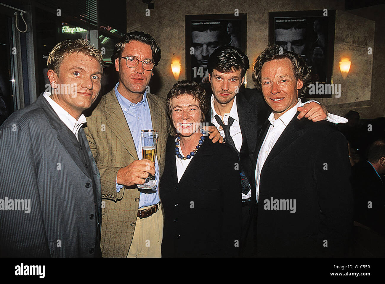 Boess, Rüdiger (Pro ) / Andreas Steinrücke (RTL ) / Beate Uhrmeister (VOX) / Kai Wiesinger / Werner Koenig,|Anlass: Premiere von ' Tage Lebenslänglich'| Foto de stock