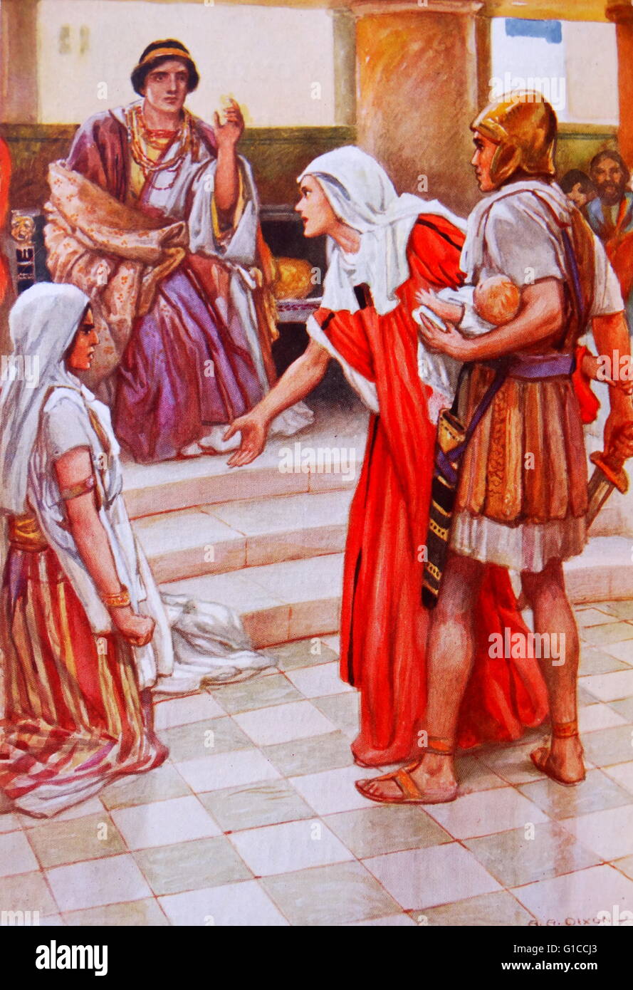 El juicio de Salomón se refiere a una historia de la Biblia hebrea en que  el rey Salomón de Israel falló entre dos mujeres ambas afirman ser la madre  de un niño.