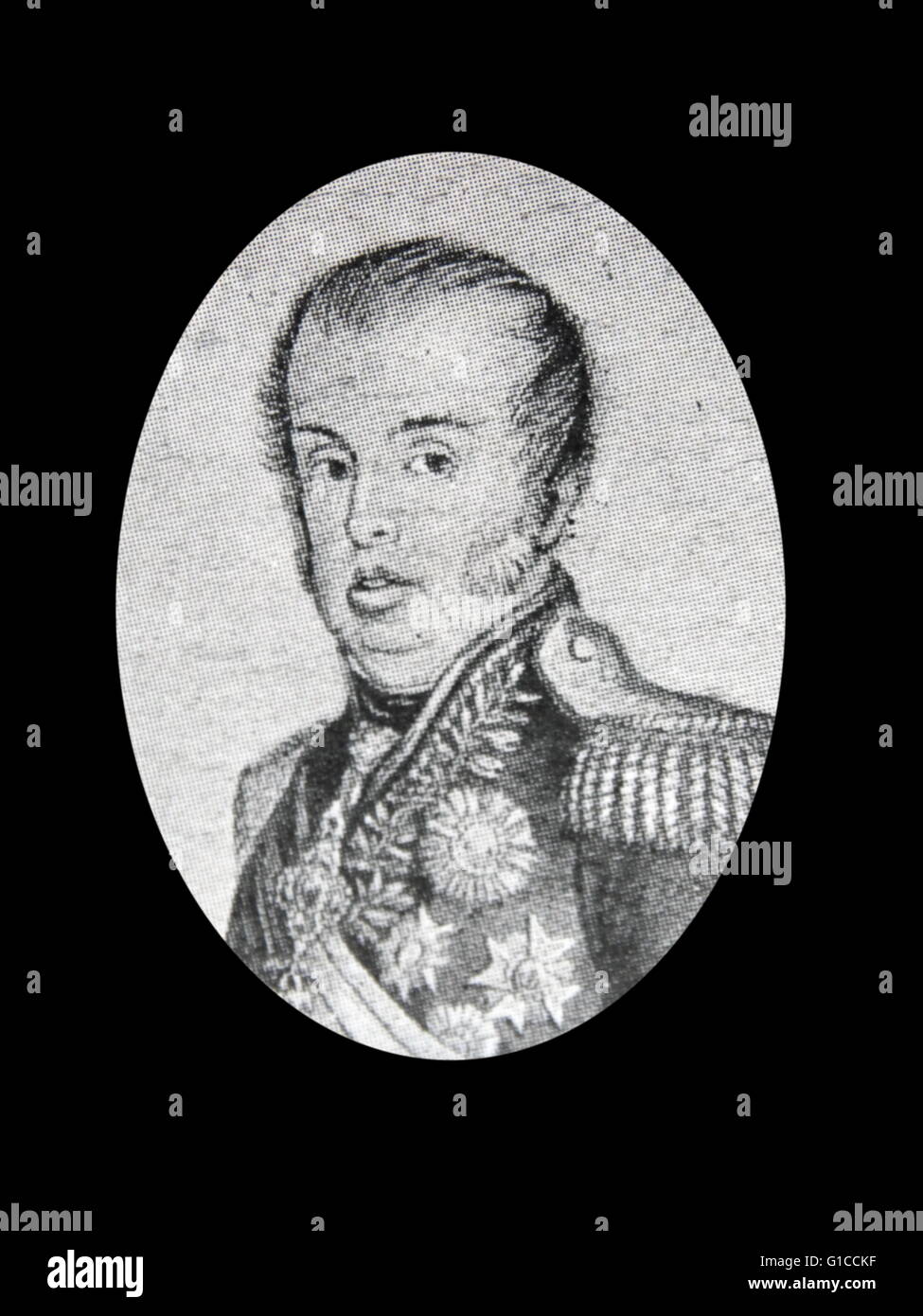 Retrato del rey juan vi de portugal fotografías e imágenes de alta