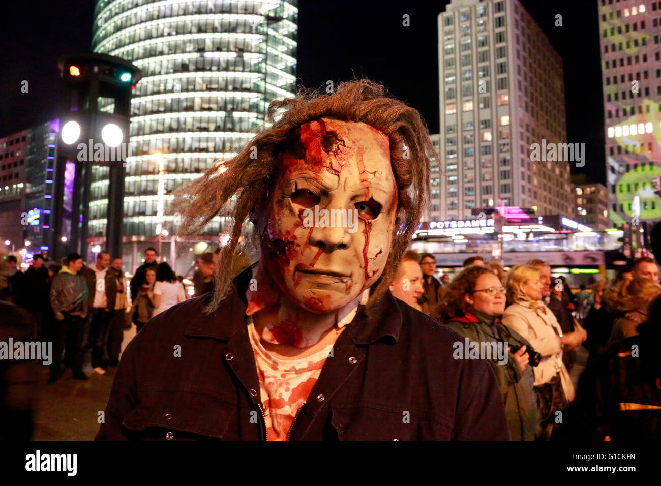 Zombie Parade, Berlín. Foto de stock
