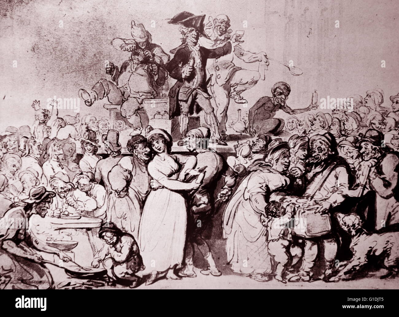 El Doctor Quack' de Thomas Rowlandson (17561827). Una caricatura que