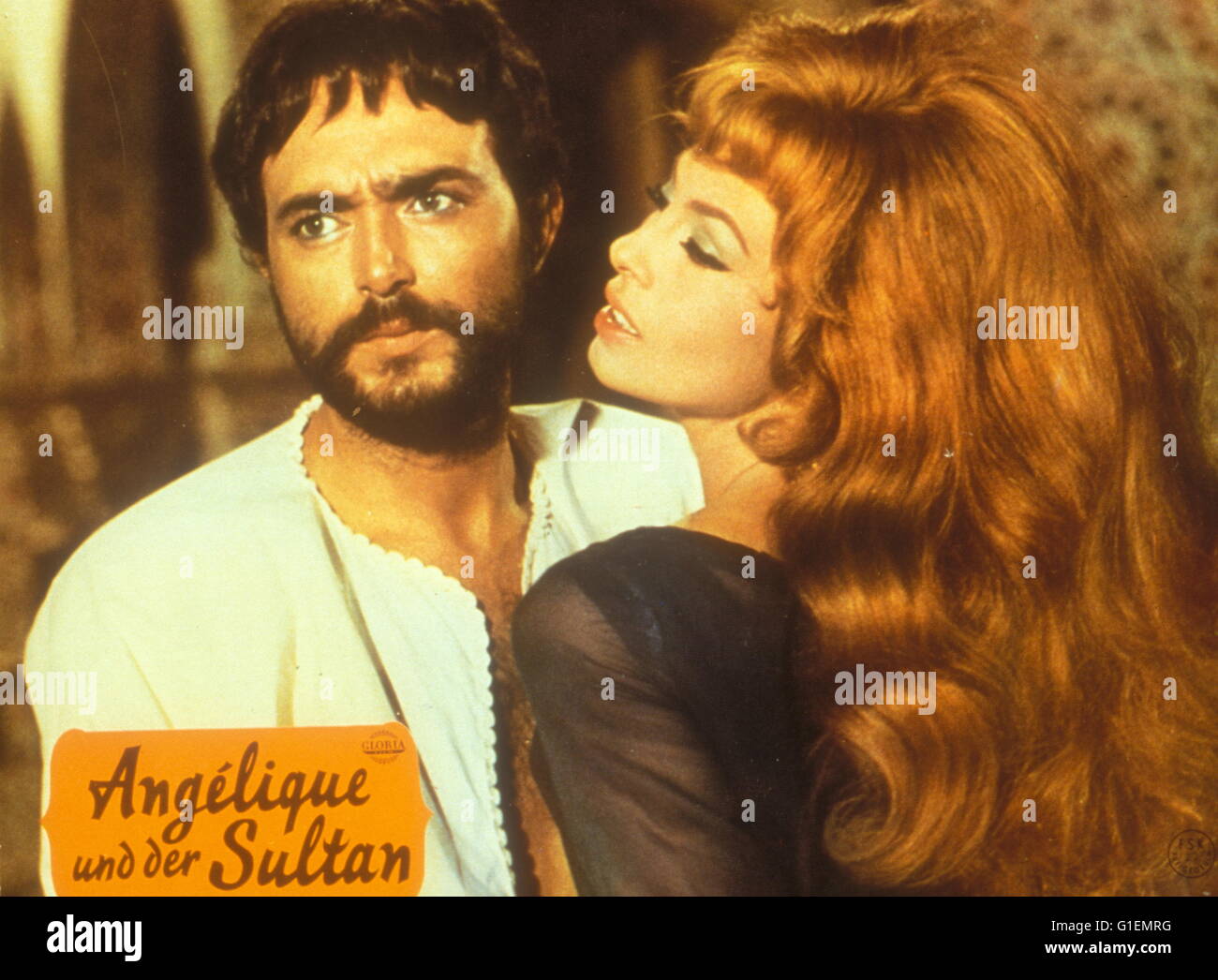 Angelique und der Sultan / Robert Hossein / Michèle Mercier, Foto de stock