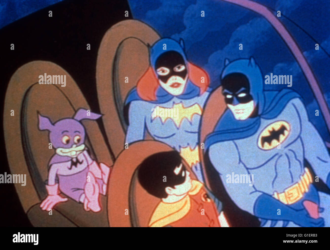 Las aventuras de Batman y Robin, alias: Ein Fall für Batman,  Zeichentrickserie, USA 1968 Fotografía de stock - Alamy