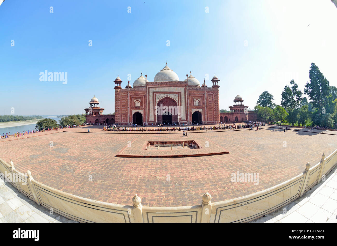 Taj Mahal, Agra, Uttar Pradesh, India Foto de stock