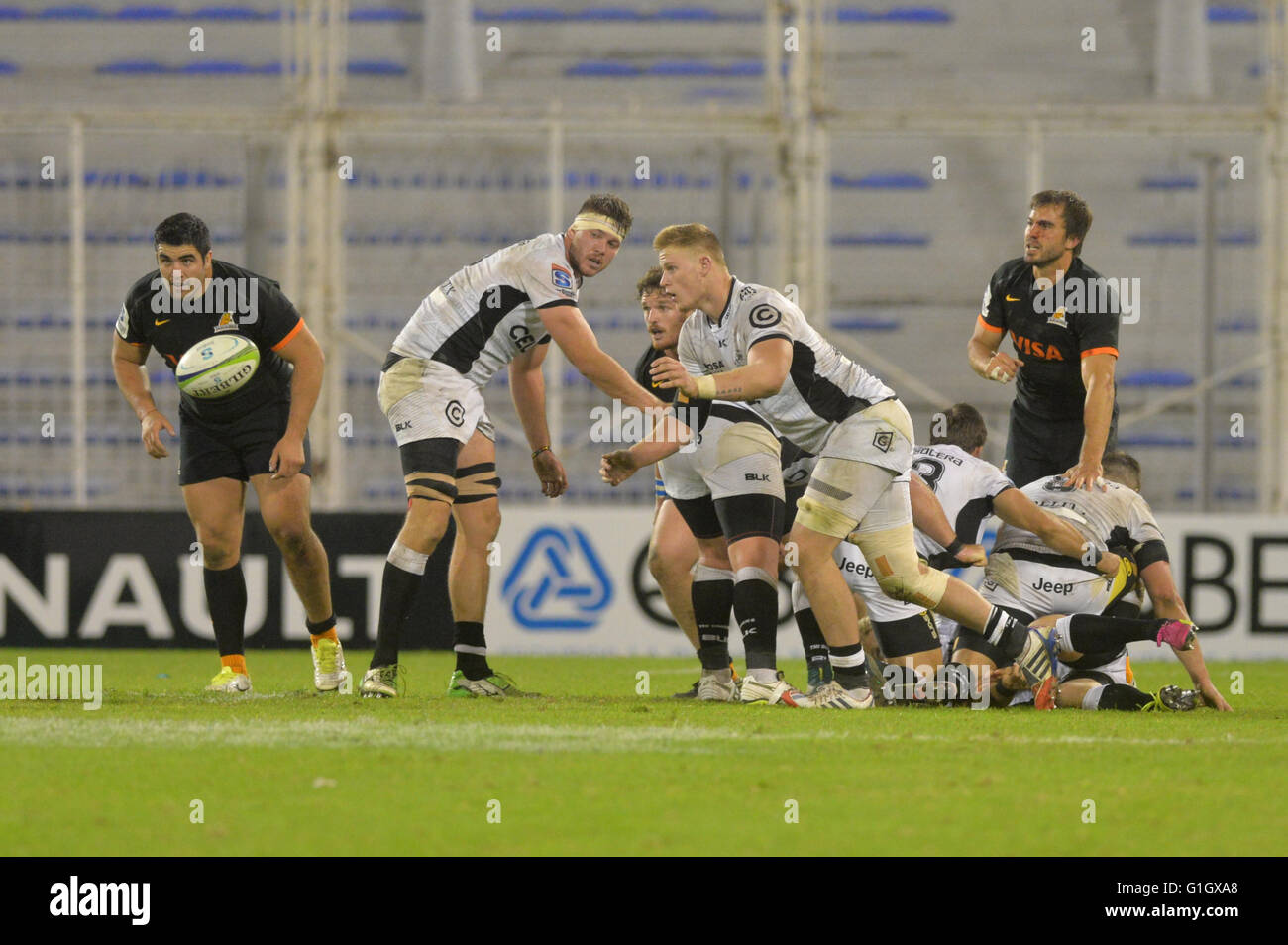 Super Personal Rugby Jaguares vs tiburones en el Estadio Velez Sarsfield.  Juego termina 0-0. (Foto por Javier Escobar/Pacific Press Fotografía de  stock - Alamy