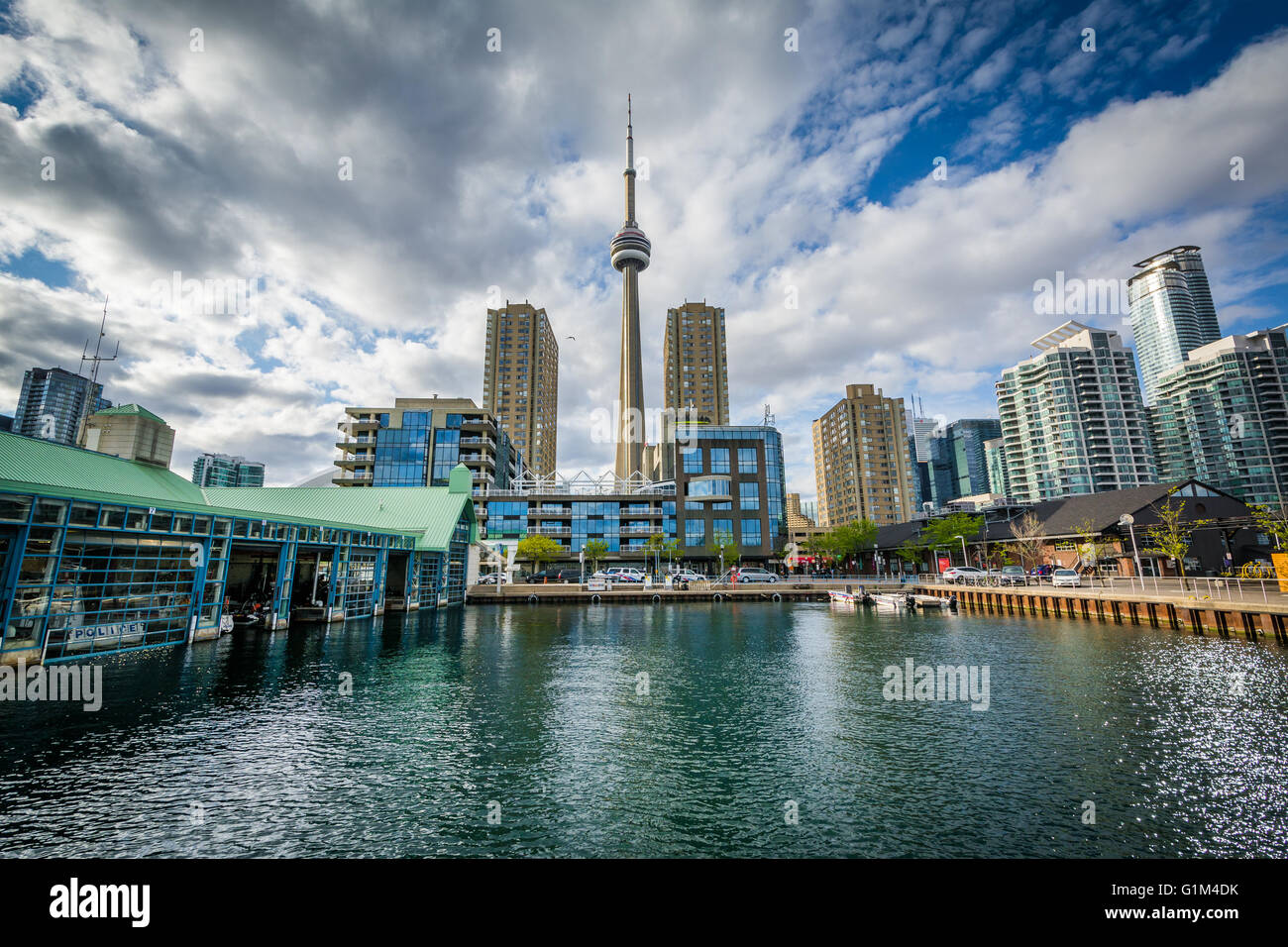 Edificios en el Harbourfront en Toronto, Ontario. Foto de stock