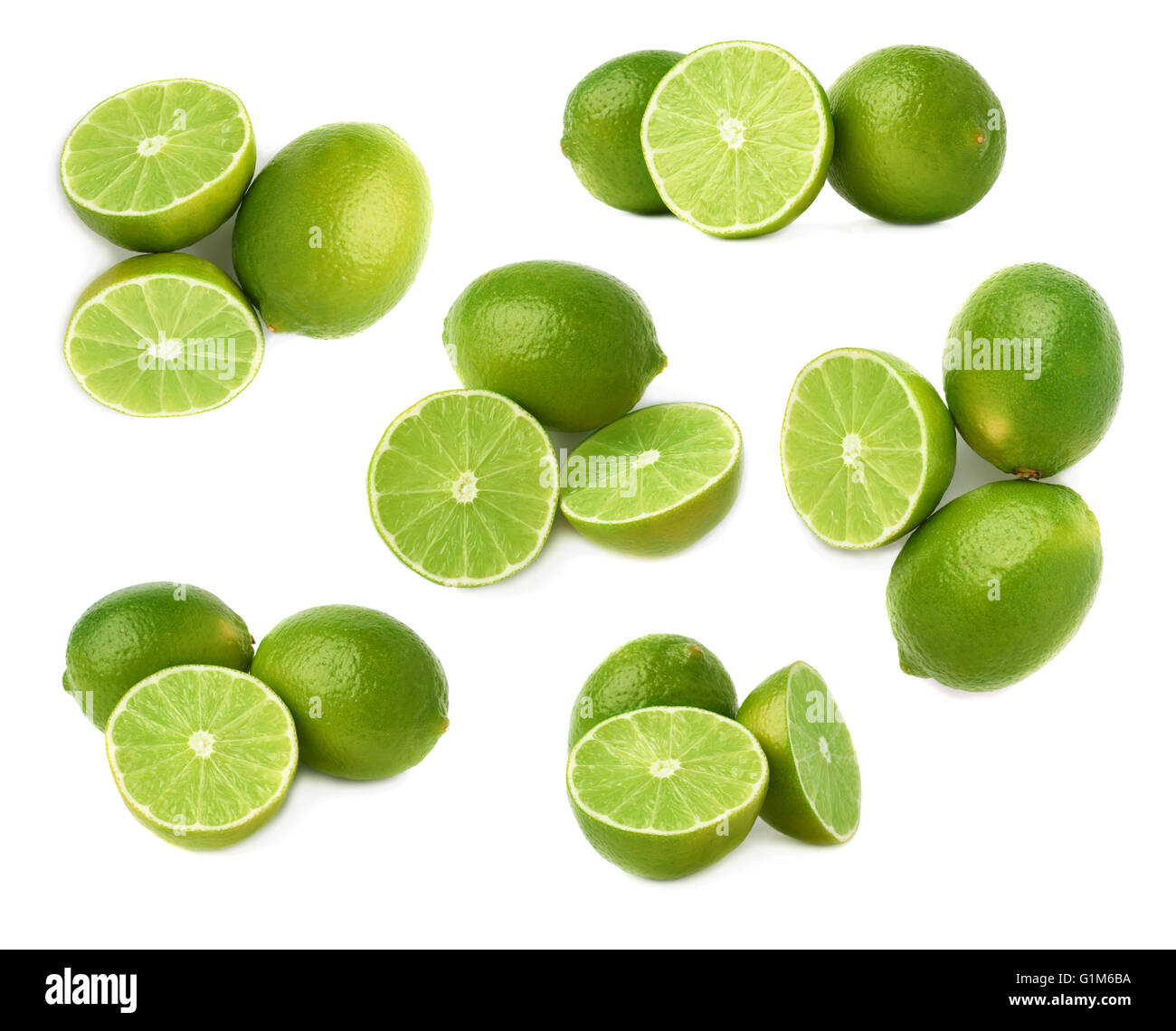 Cal sirve fruta Composición aislados sobre el fondo blanco, conjunto de