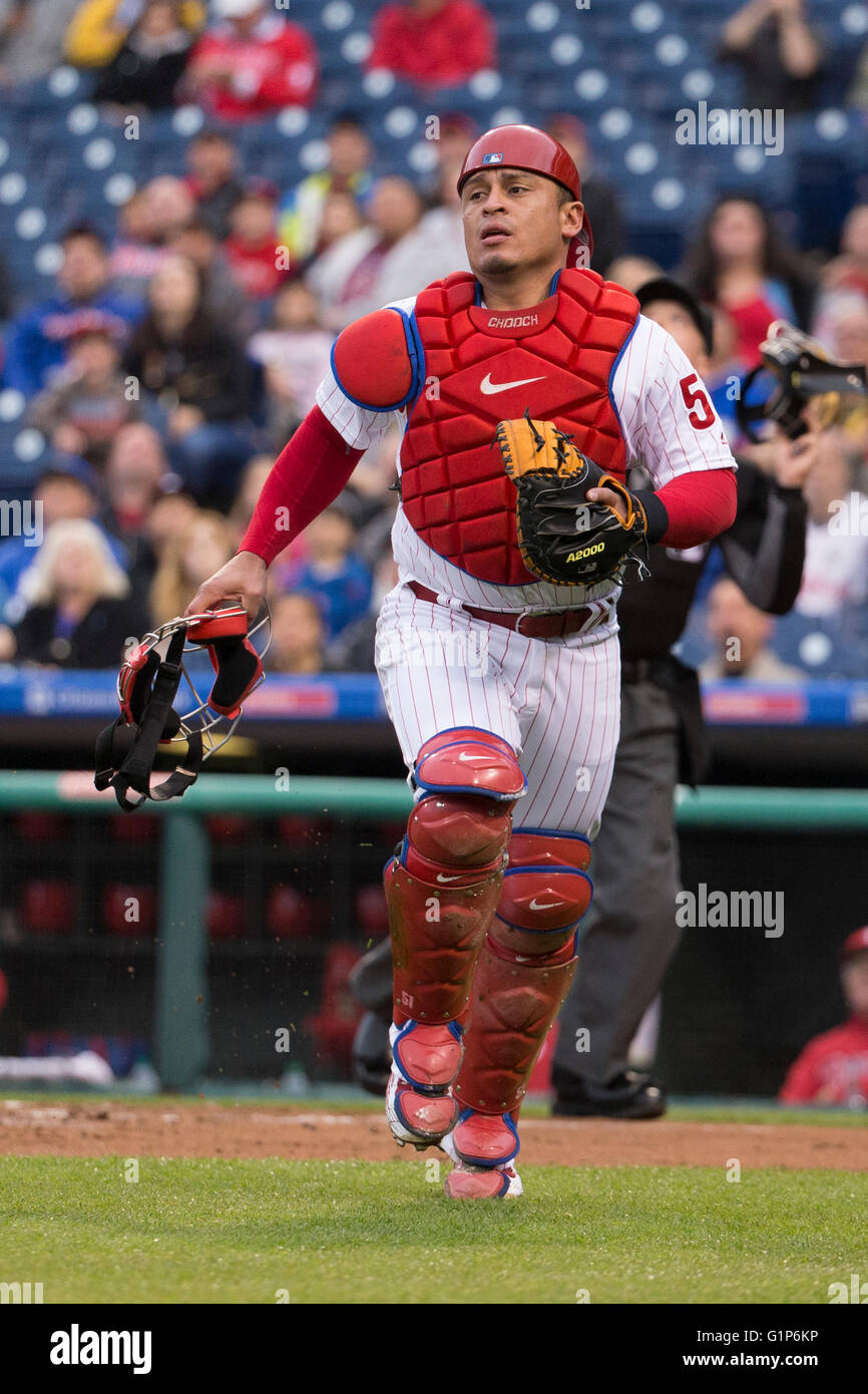 Majestic Philadelphia Phillies MLB Carlos Ruiz Chooch #51 Gray T