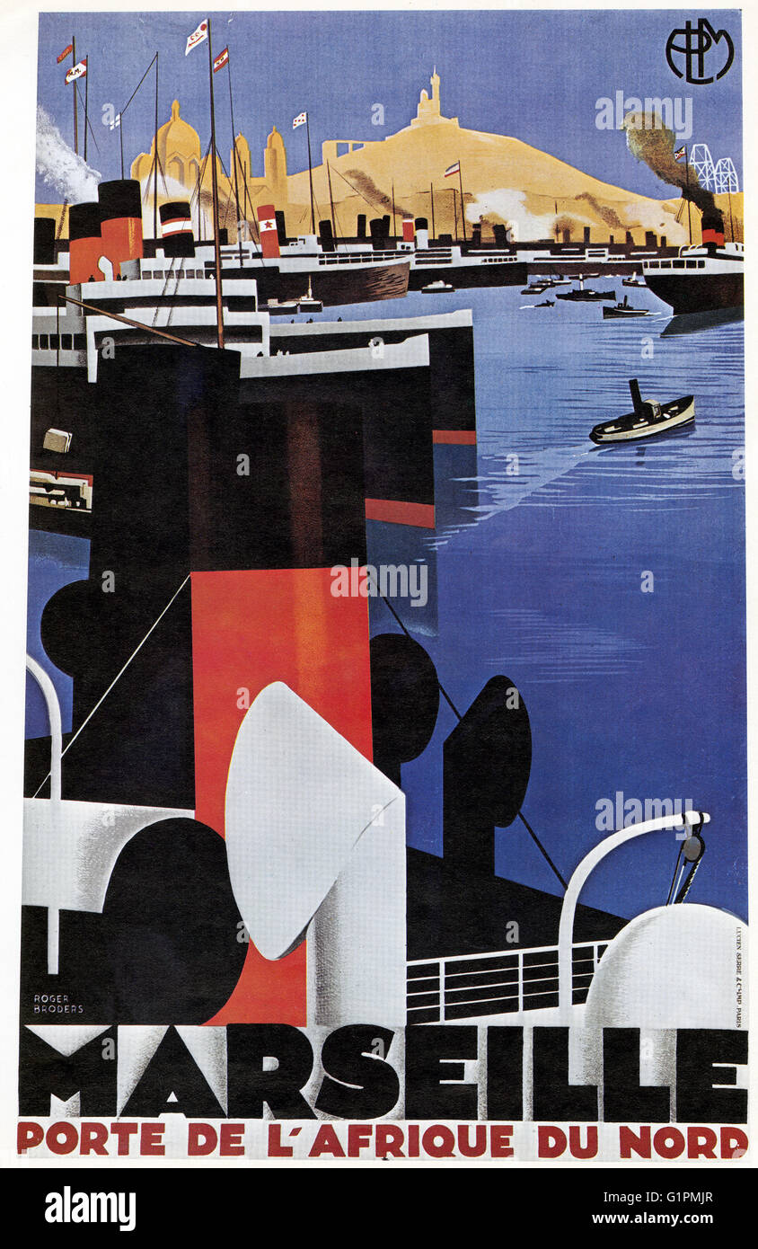 La Steamship póster, c1920. Foto de stock