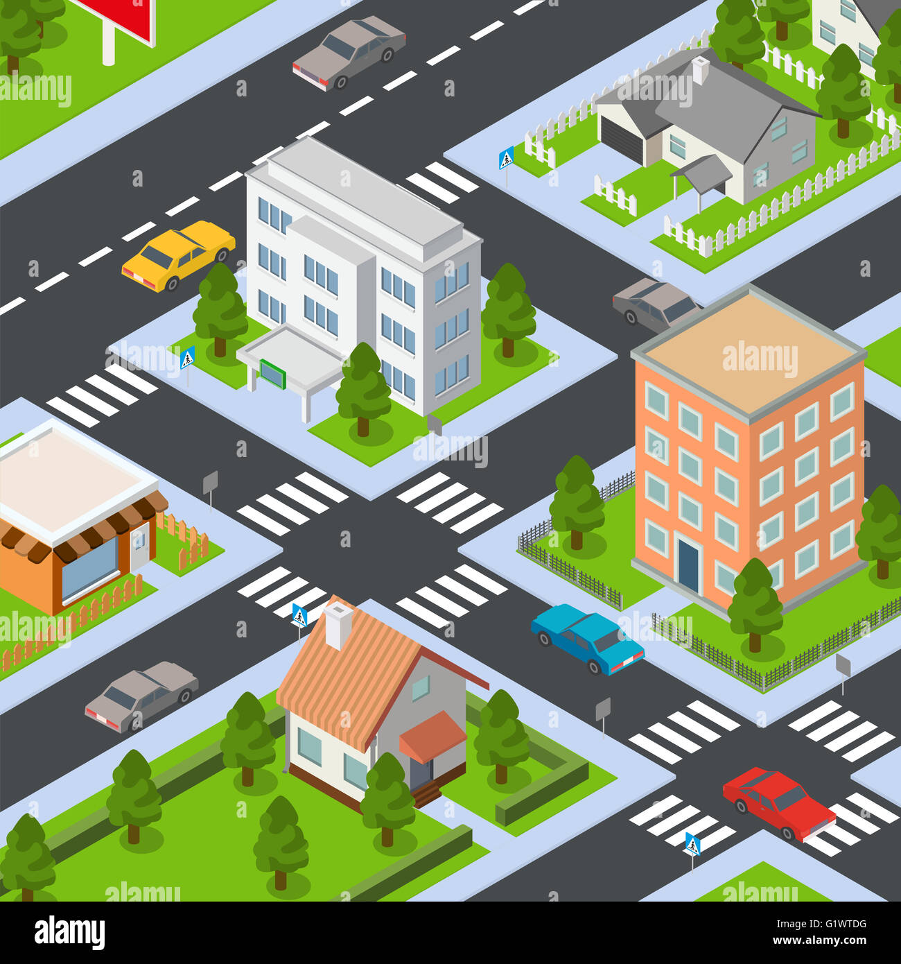 Isometric Buildings Imágenes De Stock & Isometric Buildings Fotos ...