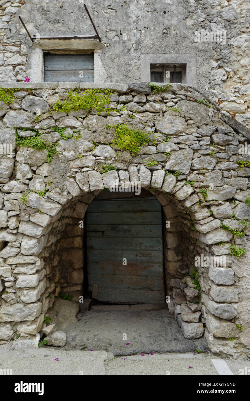 Antigua casa de piedra en Pican Istria Croacia Foto de stock