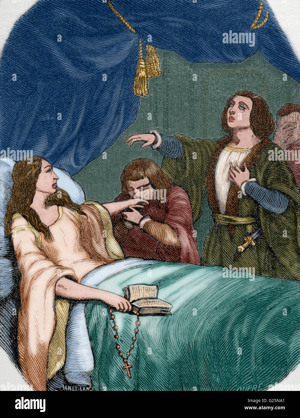 Valentina Visconti, Duquesa de Orleans (13711408). Hija de Gian