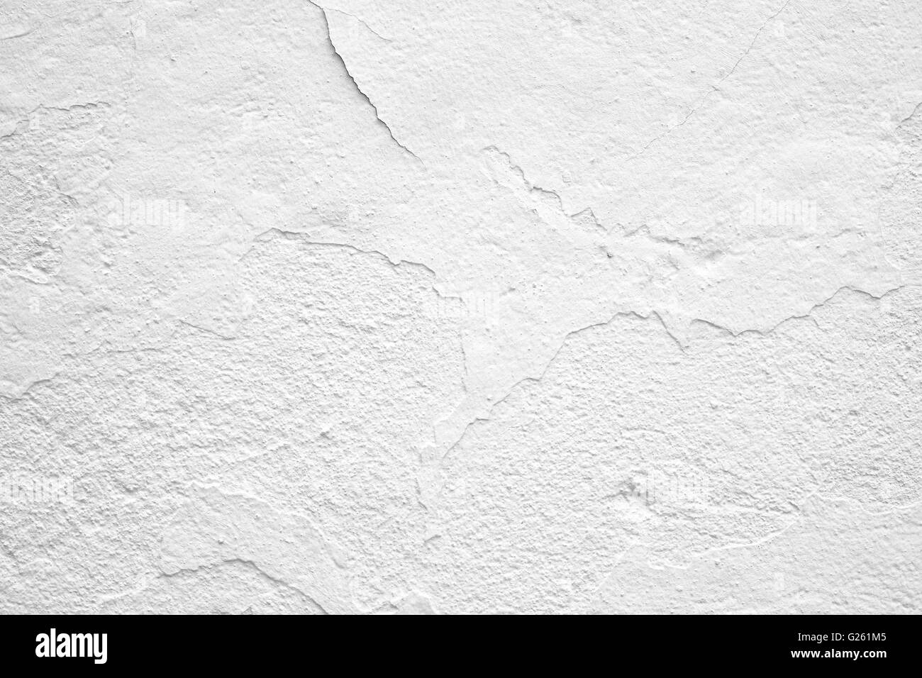 La textura rugosa de pared blanca en el exterior Fotografía de stock - Alamy