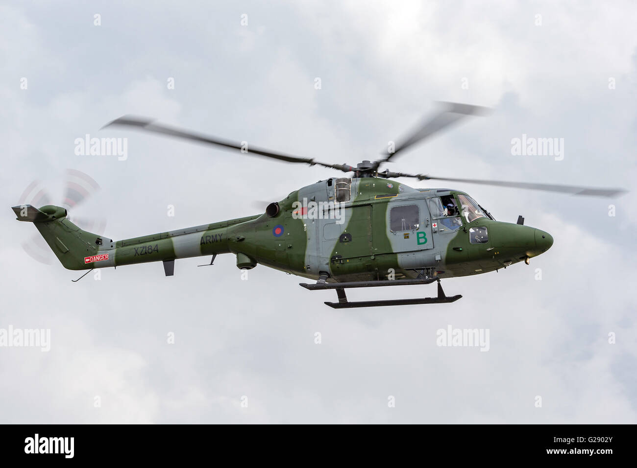Army Air Corps Westland WG-13 Lynx AH.7 XZ184. Foto de stock