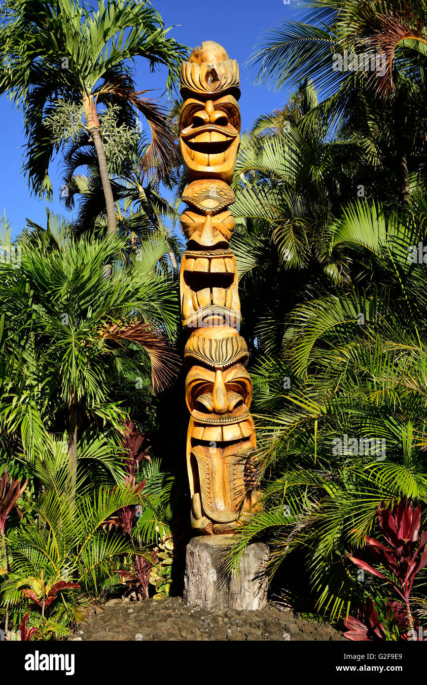 Hawaiian totem fotografías e imágenes de alta resolución - Alamy