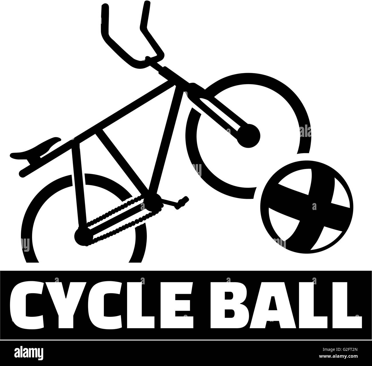 de ciclo bike ball y nombre Fotografía de - Alamy