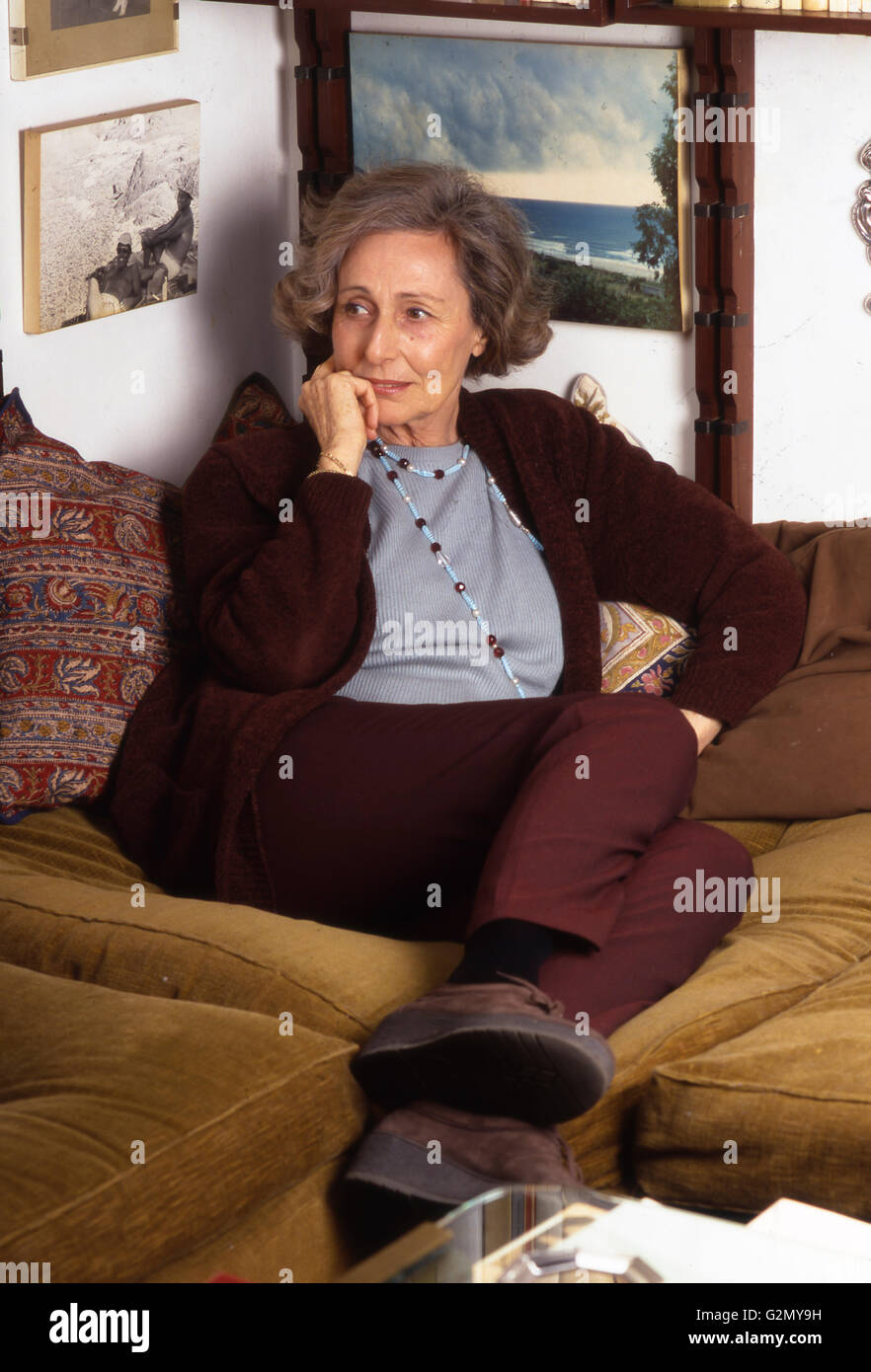 Rosetta loy,escritor italiano 90s Foto de stock