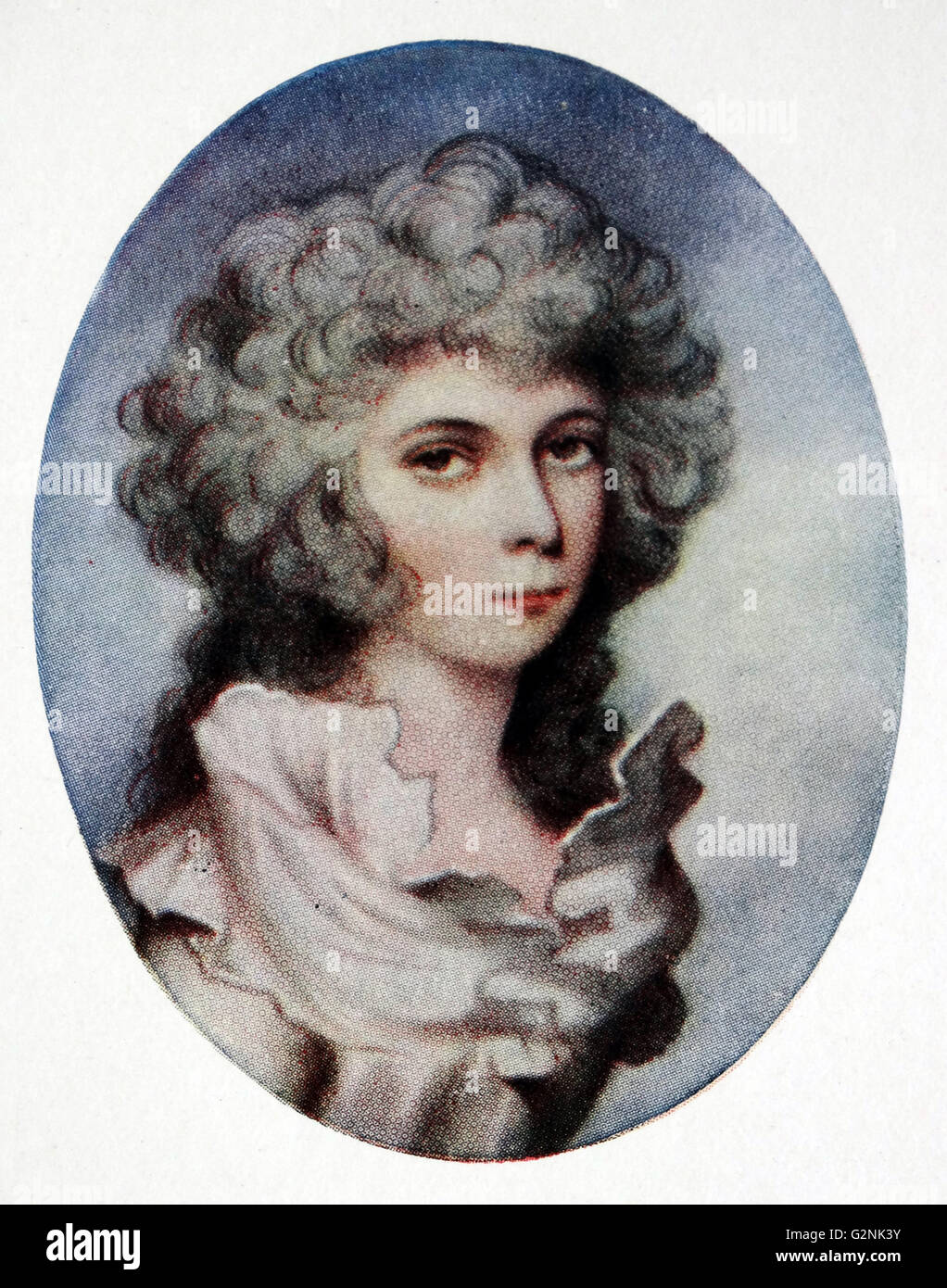 La Sra. Sainthill por Engleheart (17501829) uno de los más