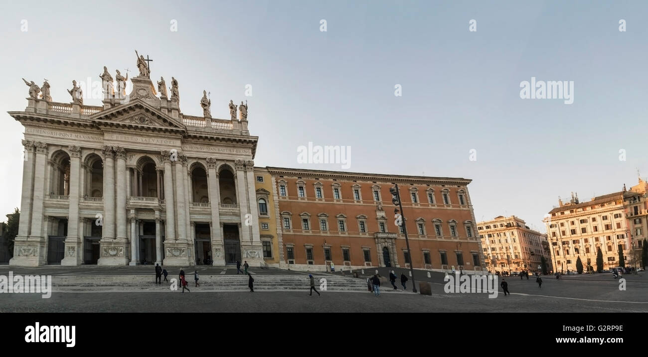 Basílica San Giovanni Laterano roma Foto de stock