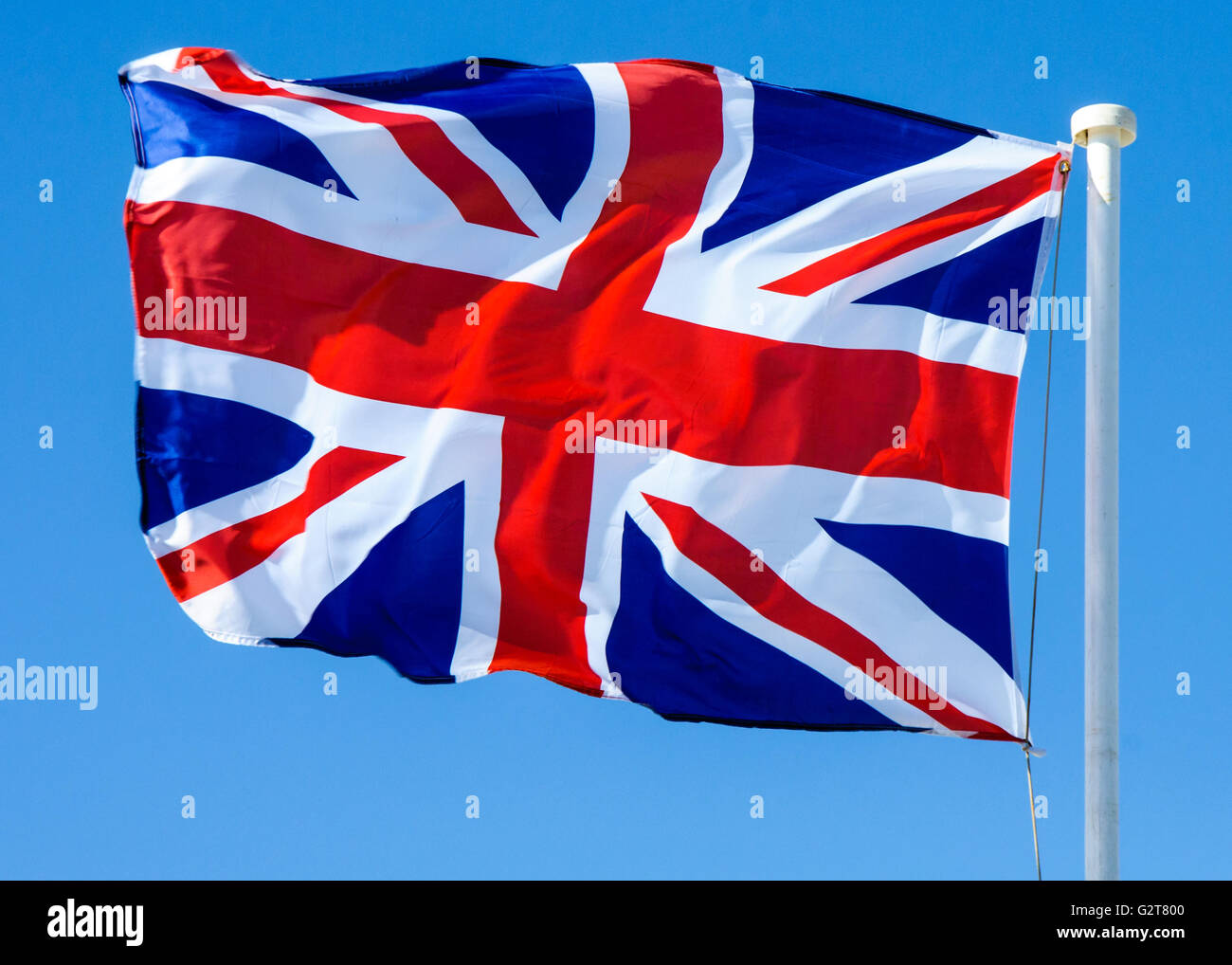 Una bandera del Reino Unido Foto de stock