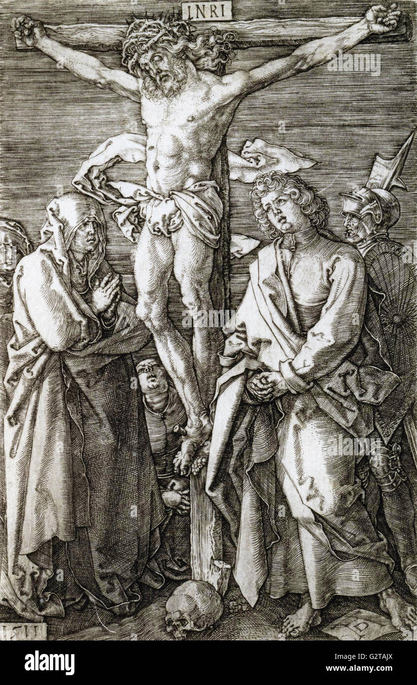 Albrecht Durer - Crucifixión - Foto de stock