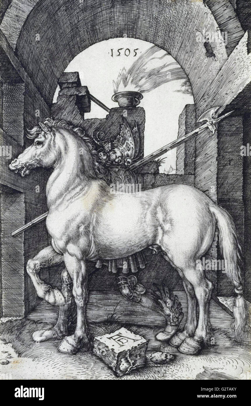Albrecht Durer - El pequeño caballo - Foto de stock