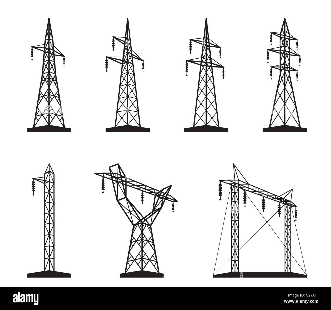 Detalle 81+ imagen torres electricas dibujos - Thptletrongtan.edu.vn