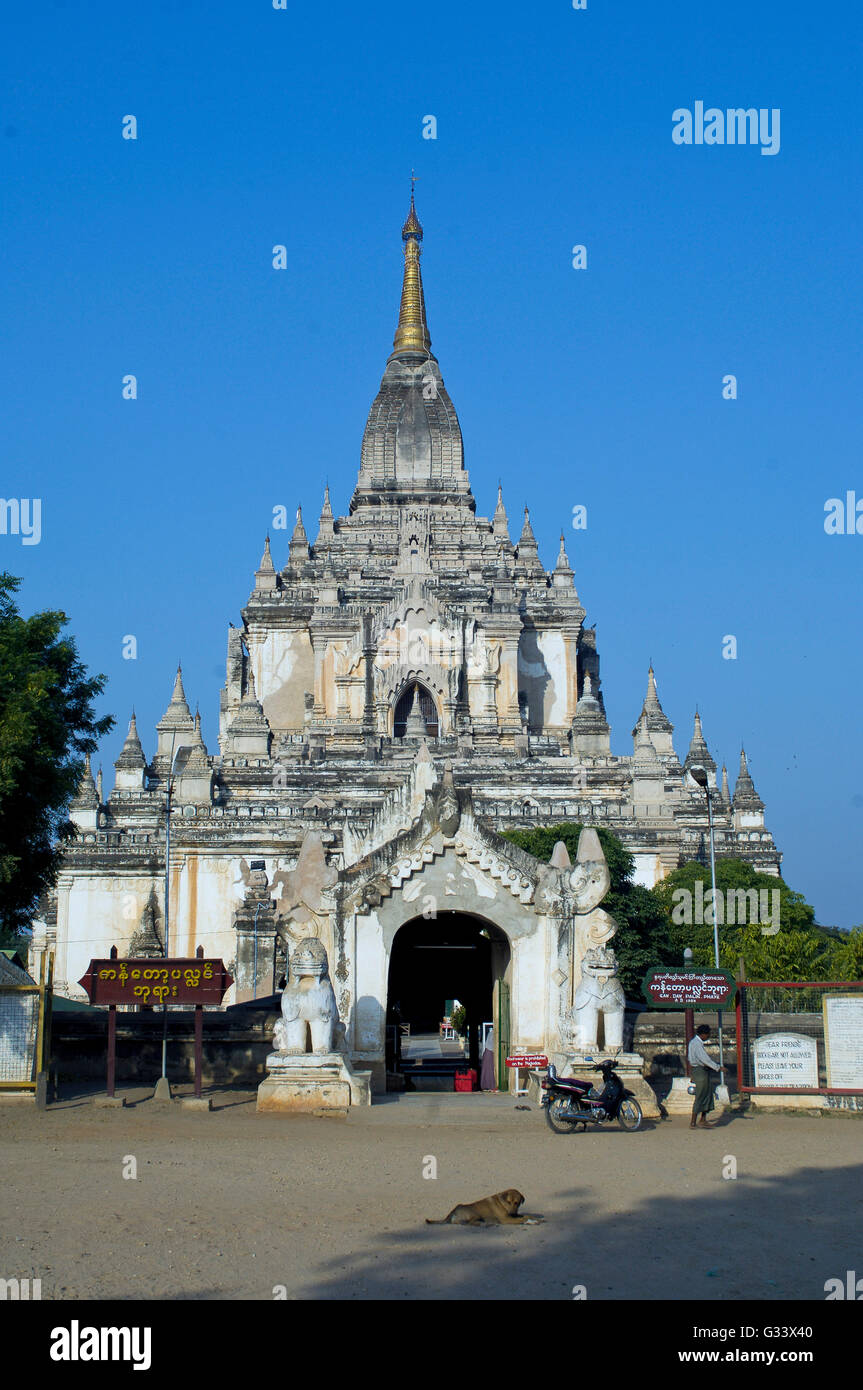 Myanmar Mandalay, Bagan antiguo Kan Daw Pa Lin Foto de stock