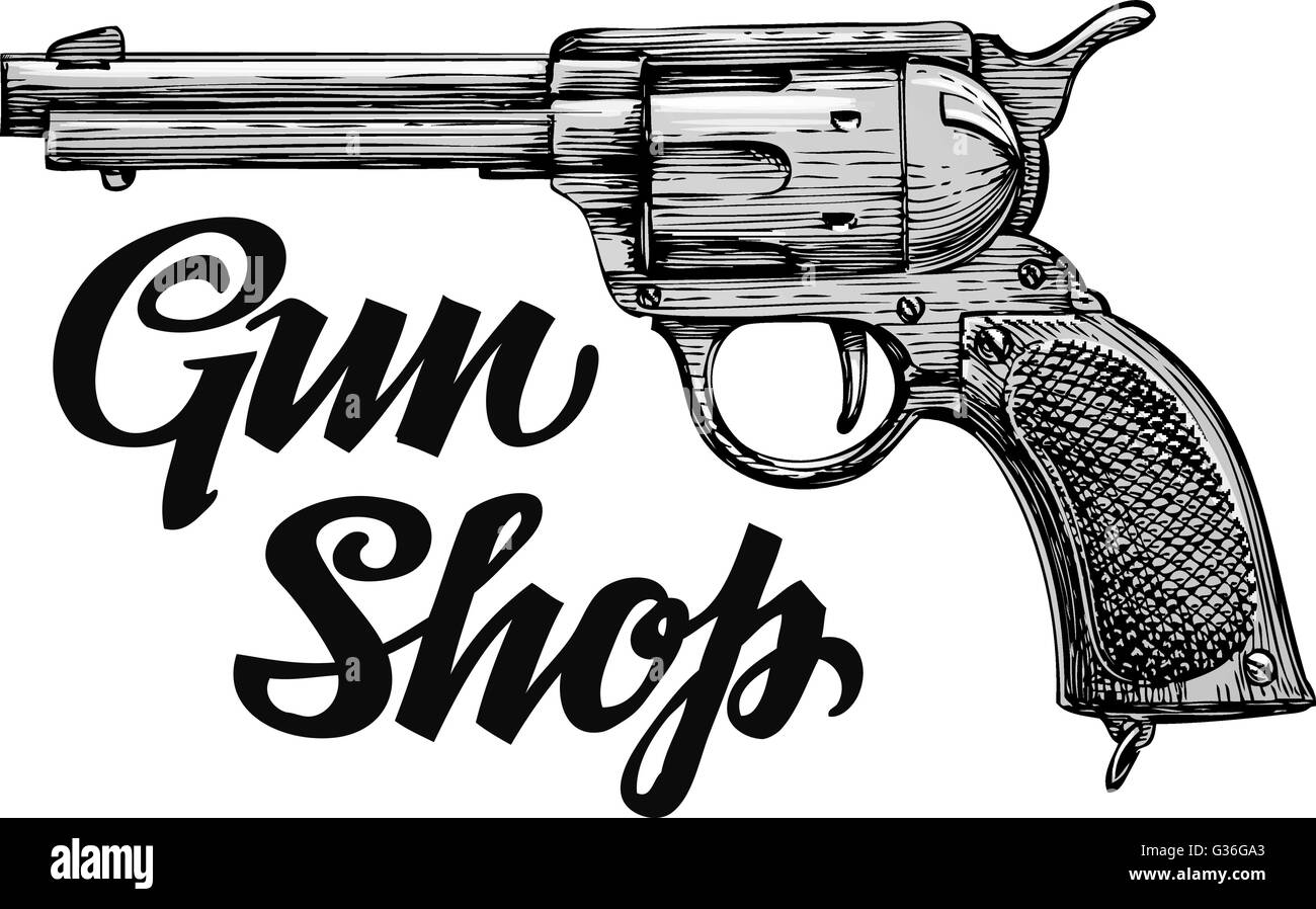 Arma dibujada Imágenes de stock en blanco y negro - Alamy