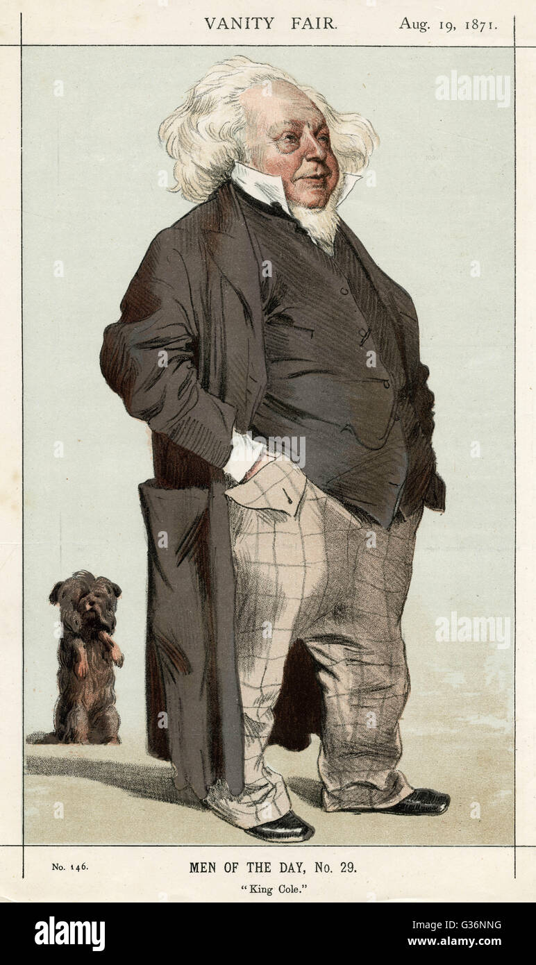 Sir Henry Cole (1808-1882), funcionario Inglés e inventor. Él utilizó un pseudónimo, Félix Summerly, labor de diseño y libros infantiles. Ha organizado una serie de exposiciones internacionales, incluyendo el Palacio de Cristal Gran Exposición de 1851, y fue Foto de stock