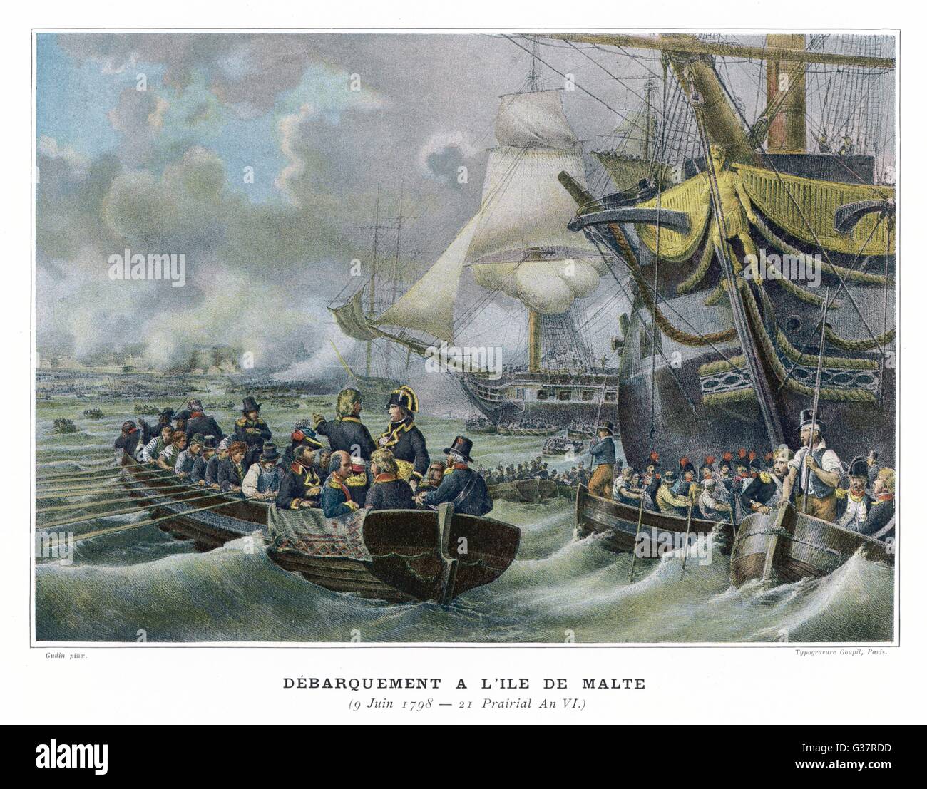 Campaña egipcia para asegurar sus líneas de suministro, Napoleón hace