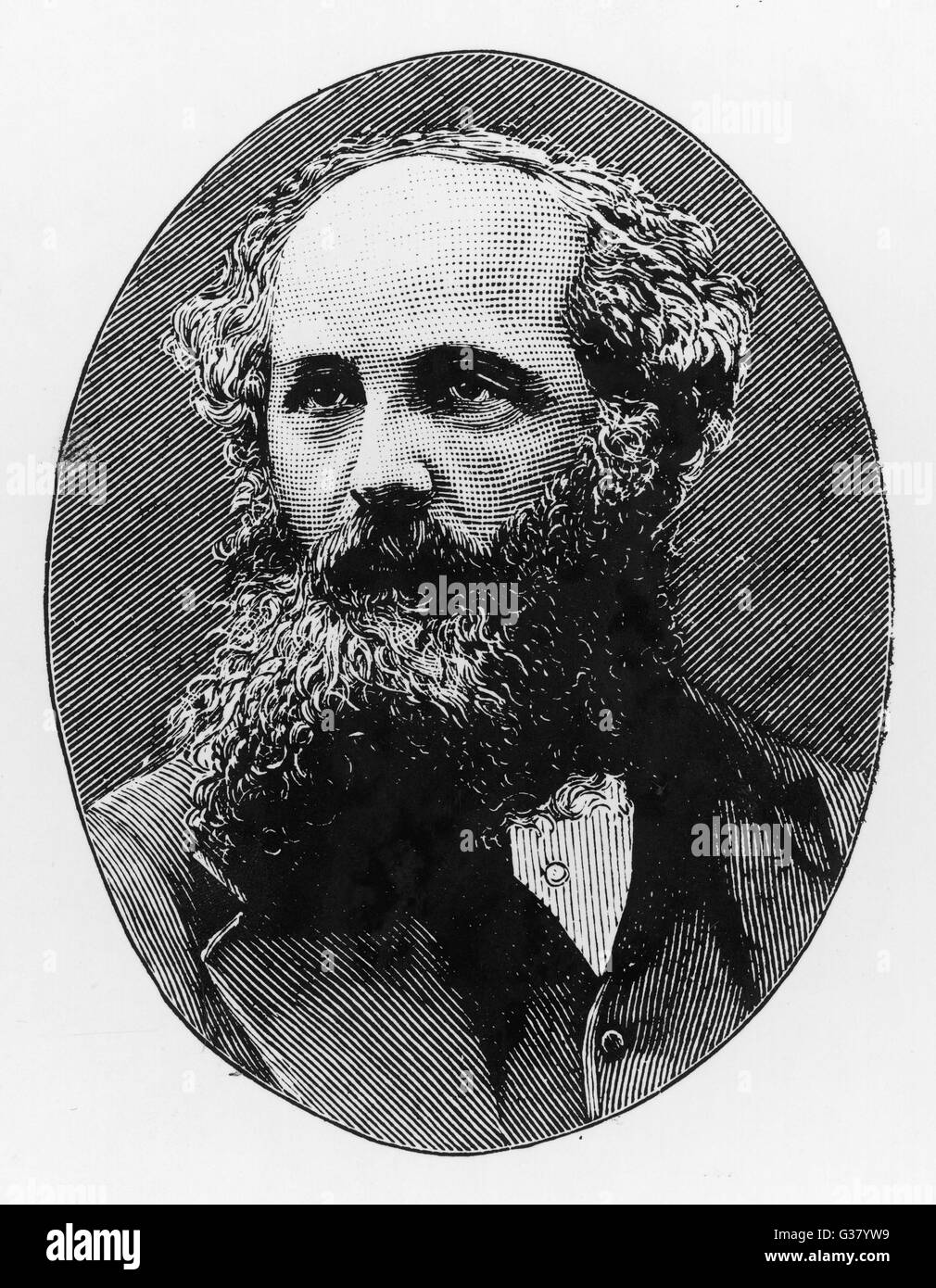 James Clerk Maxwell Foto de stock