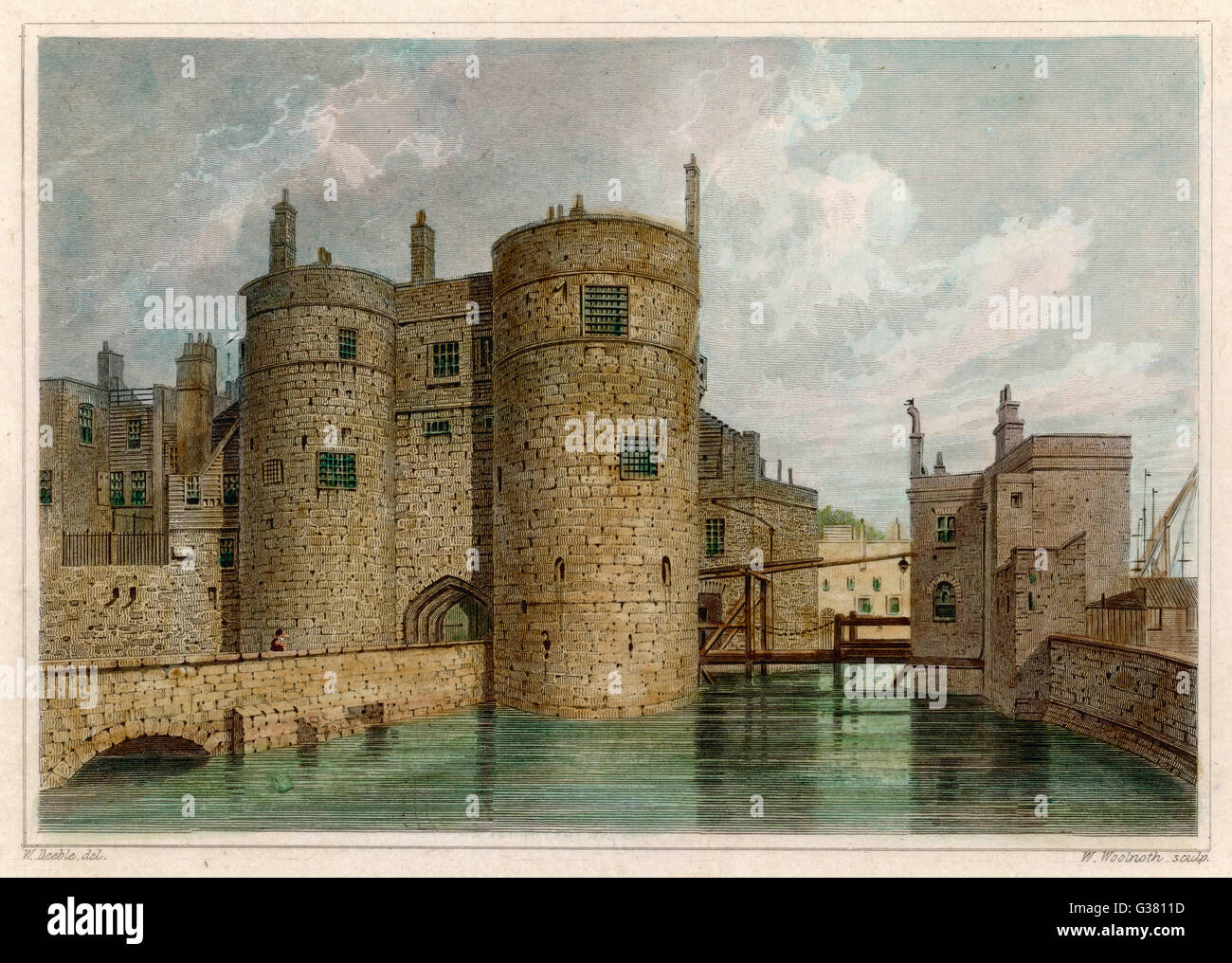 La torre By-Ward Fecha: 1823 Foto de stock