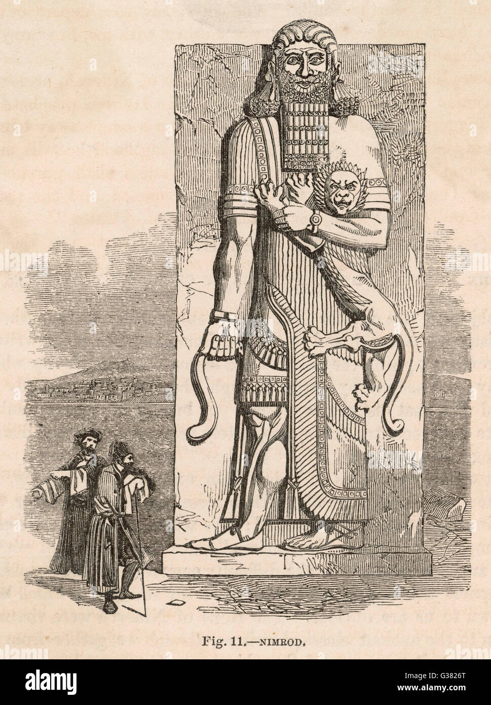 Gilgamesh, el Rey sumerio de Uruk Fecha: Circa 3000 A.C Fotografía de stock  - Alamy