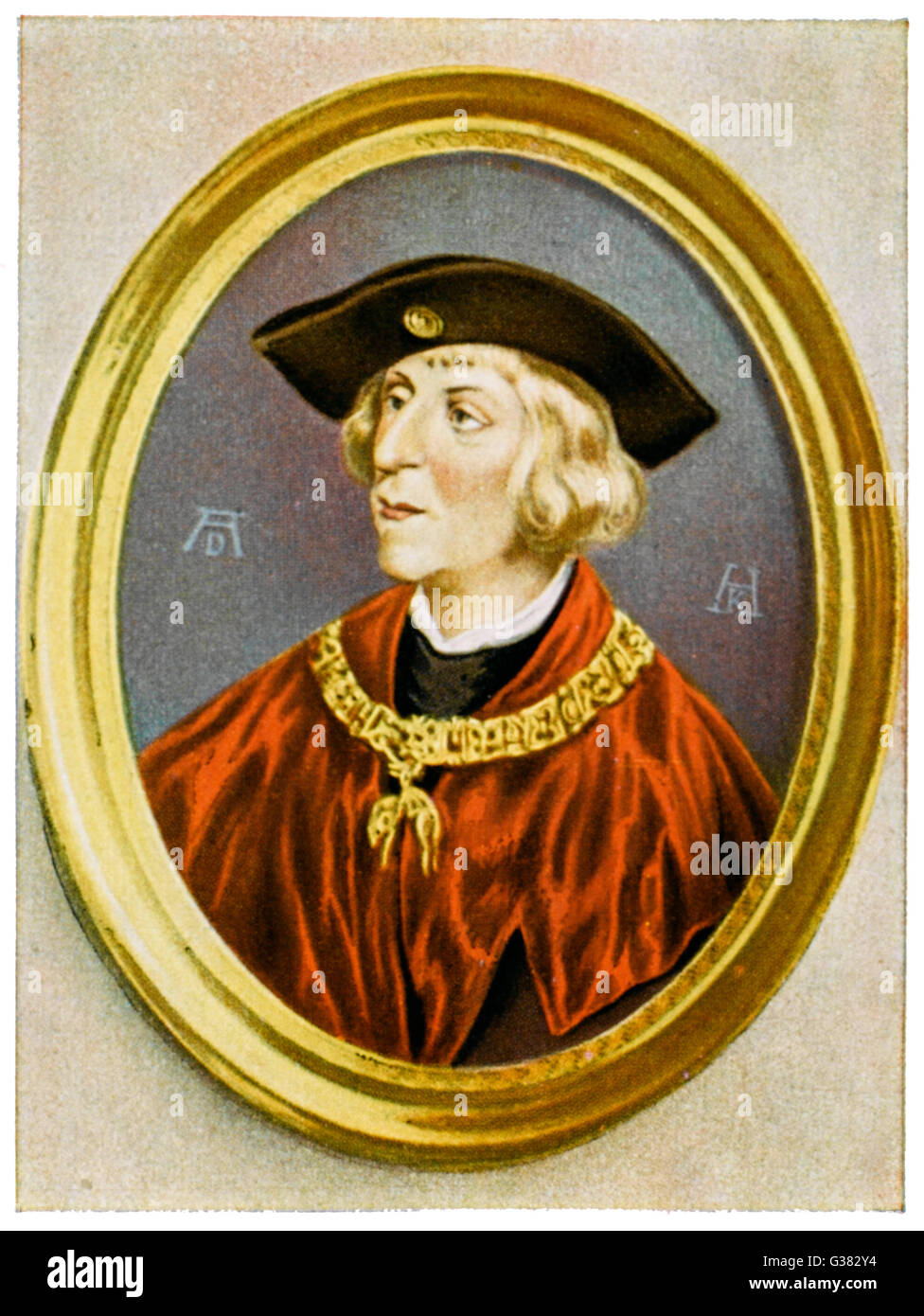 Maximiliano I Fecha: 1459 - 1519 Foto de stock