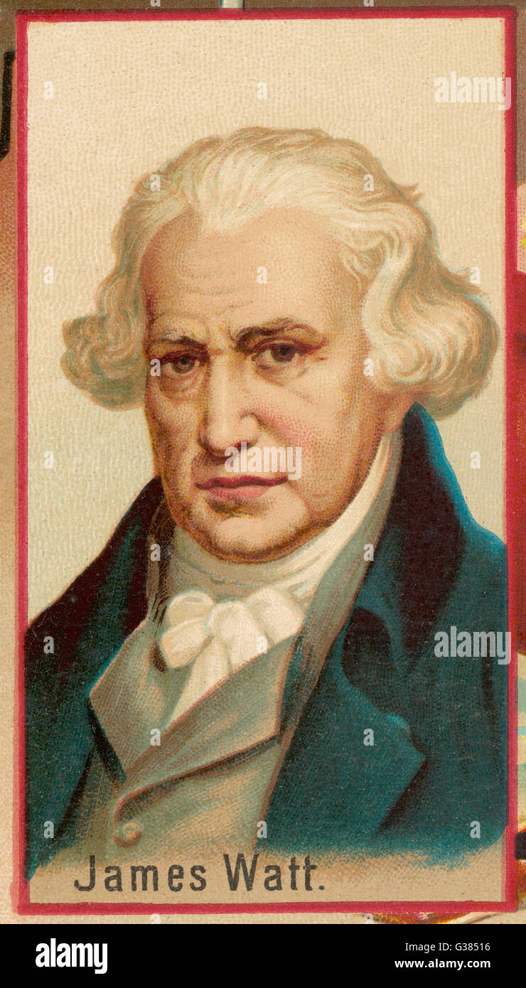 El ingeniero escocés James Watt Fecha: 1736 - 1819 Foto de stock