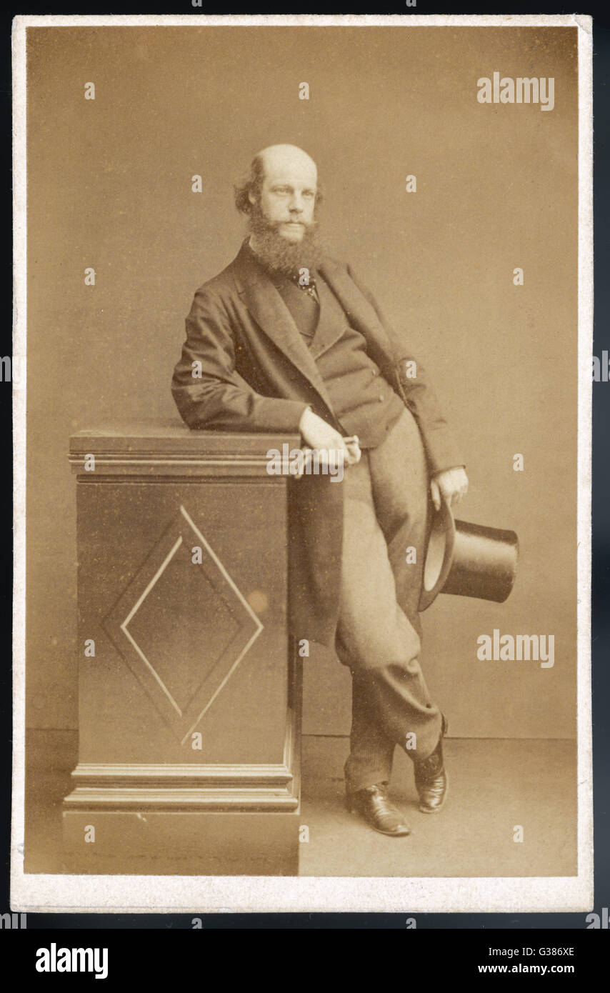 LAURENCE OLIPHANT, escritor inglés Fecha: 1829 - 1888 Foto de stock