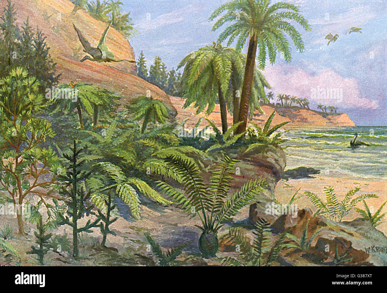 Un paisaje jurásico Fecha 208146 millones