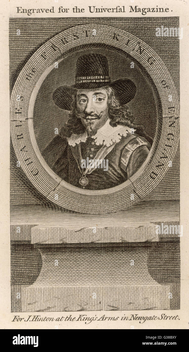 Carlos I de Inglaterra Fecha: 1600 - 1649 Foto de stock