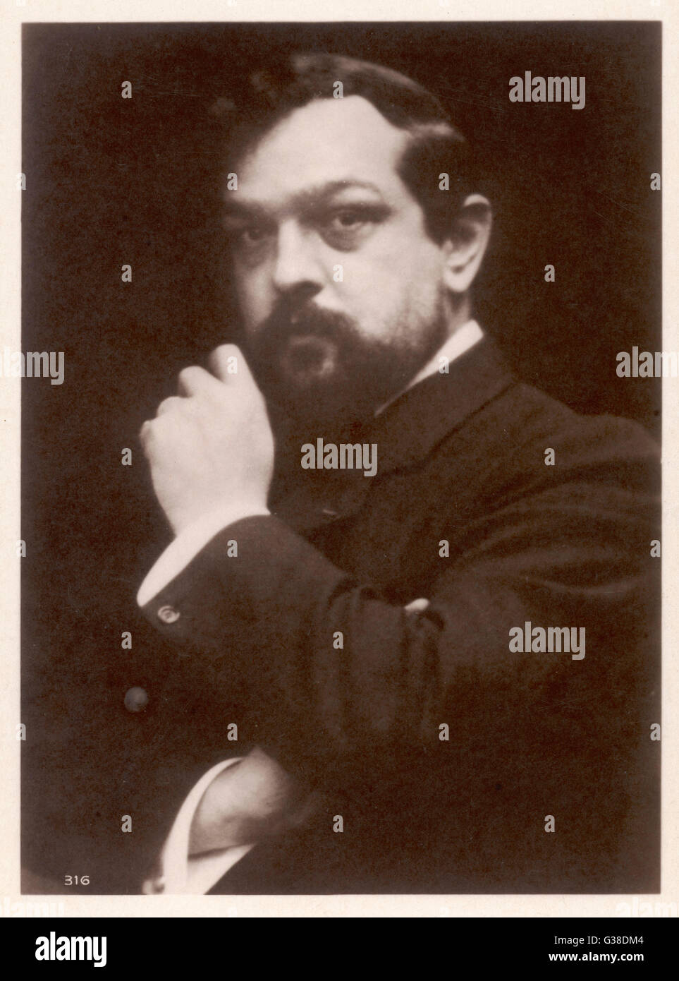 CLAUDE Debussy Compositor francés. Fecha: 1862 - 1918 Foto de stock