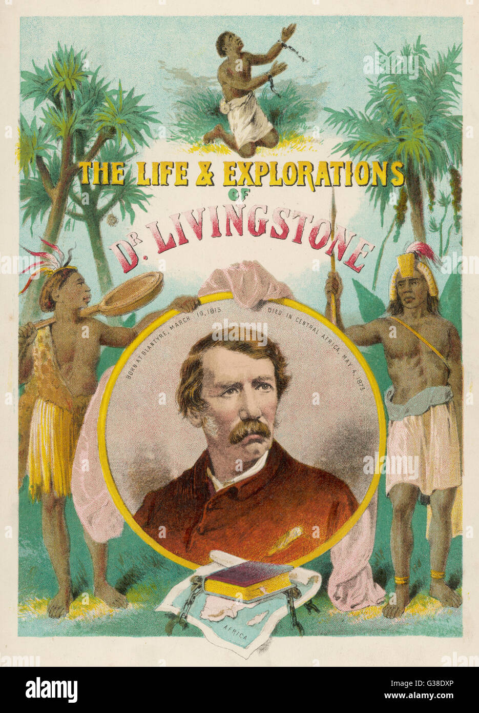 Livingstone - Página de título Foto de stock
