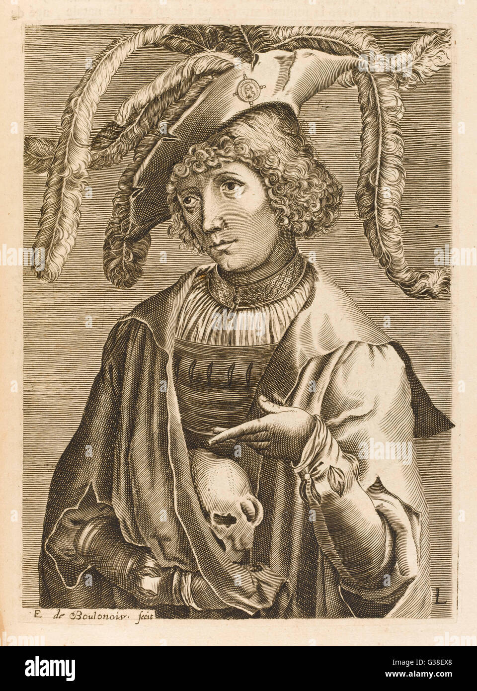 LUCAS van Leyden, artista holandés Fecha: 1494 - 1533 Foto de stock