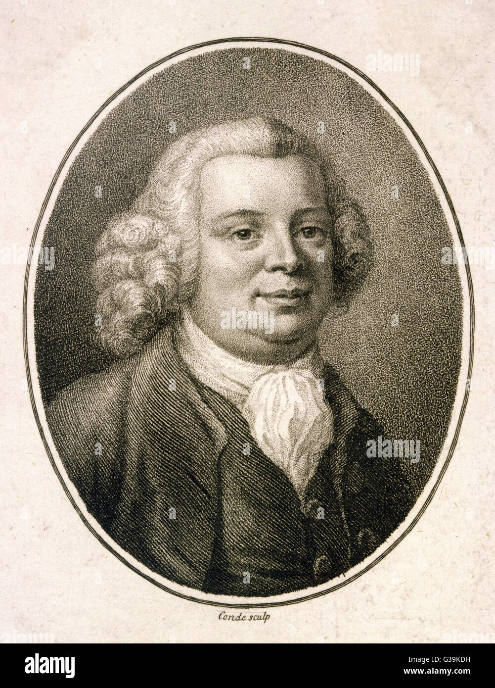 JAMES BRINDLEY canal ingeniero inglés Fecha: 1716 - 1772 Foto de stock