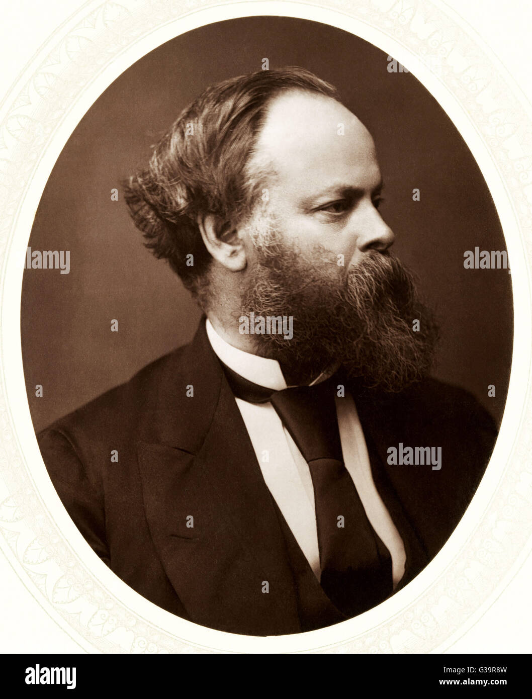 SAMUEL PLIMSOLL estadista, el responsable de la introducción de la "línea Plimsoll" para regular la carga de buques Fecha: 1824 - 1898 Foto de stock