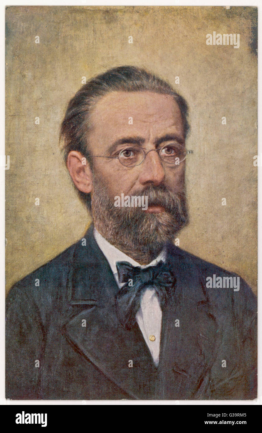 BEDRICH SMETANA músico bohemio Fecha: 1824 - 1884 Foto de stock
