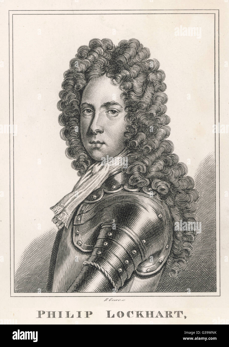 PHILIP Jacobita Lockhart, ejecutado en 1716 Fecha: 1690? - 1716 Foto de stock